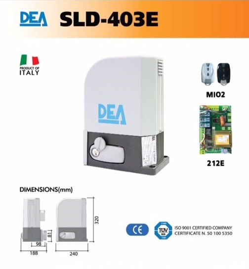 ประตูรีโมท DEA-sld-403e